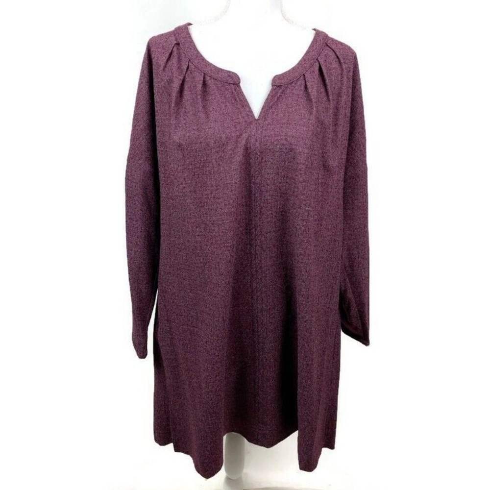 Poetry Soft Wool Blend Long Sleeve Dress 18